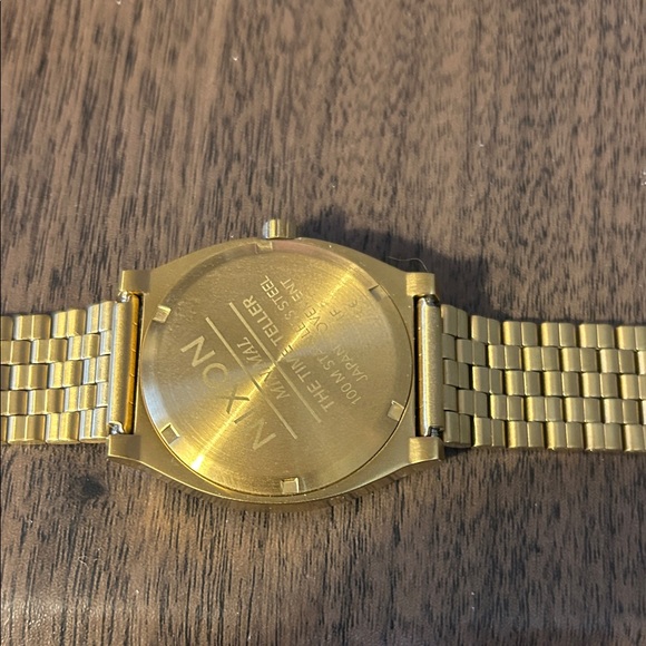 Nixon Gold and Black Men's Watch - Picture 3 of 7